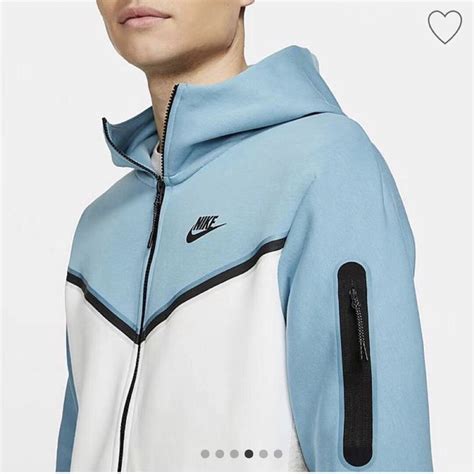 baby blau weiß nike tech|blue nike tech fleece.